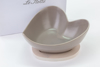 Immagine di CIOTOLINA PORCELLANA CUORE COLORE GRIGIO H.9