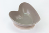 Immagine di CIOTOLINA PORCELLANA CUORE COLORE GRIGIO H.9