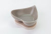 Immagine di CIOTOLINA PORCELLANA CUORE COLORE GRIGIO H.4.5