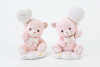Immagine di ORSETTO RESINA CONFEZIONE 12 PEZZI COLORE ROSA H 6