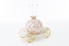 Immagine di PROFUMATORE CARROZZA PORCELLANA ROSA H 17