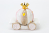 Immagine di CARROZZA PORCELLANA COLORE ROSA CON LED H 10