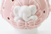 Immagine di POMO ELEFANTE PORCELLANA CON LED COLORE ROSA H 13