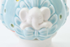 Immagine di POMO ELEFANTE PORCELLANA CON LED COLORE CELESTE H 13
