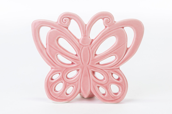 Immagine di FARFALLA PORCELLANA COLORE ROSA