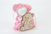 Immagine di PORTA SACCHETTO ORSETTO LEGNO CONFEZIONE 48 PEZZI COLORE ROSA