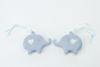 Immagine di CALAMITA ELEFANTE PORCELLANA CONFEZIONE 12 PEZZI COLORE CELESTE
