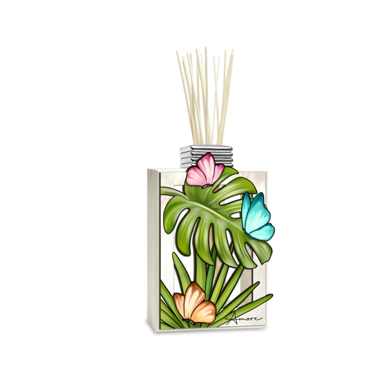 Immagine di VASETTO PROFUMATORE  9,5X16,5 VALENTI & CO AMORE TROPICALE