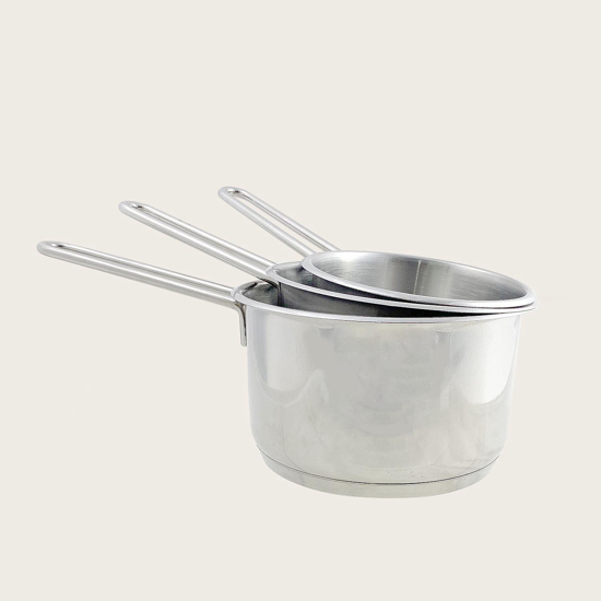 Immagine di CASSERUOLE 3 PEZZI CON 1 MANICO INOX