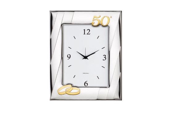 Immagine di OROLOGIO ANN.50° ARGENTO CON SVEGLIA VALENTI & CO 52088 4ORL