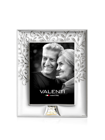 Immagine di CORNICE ALBERO DELLA VITA 50^ ARGENTO VALENTI & CO