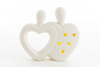 Immagine di COPPIA SPOSI PORCELLANA ORO CON LED H 16 LINEA TOUCH