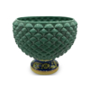 Immagine di ALZATA PIGNA CERAMICA COLORE VERDE CM25 GIARDINI DI MARZO