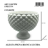 Immagine di ALZATA PIGNA CERAMICA COLORE BIANCO  30CM GIARDINI DI MARZO