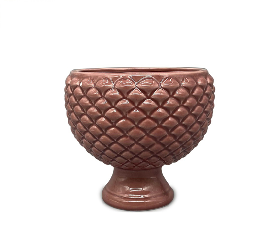 Immagine di ALZATA PIGNA CERAMICA COLORE ROSA CM15 GIARDINI DI MARZO