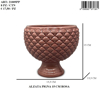 Immagine di ALZATA PIGNA CERAMICA COLORE ROSA CM15 GIARDINI DI MARZO