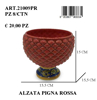 Immagine di ALZATA PIGNA COLORE ROSSA H 15