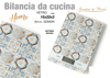 Immagine di BILANCIA DA CUCINA ELETTRONICA DECORO MAIOLICA 1 GIARDINI DI MARZO