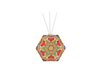 Immagine di Scatola porcellana thai flower 10x10xh.11cm LE STELLE BOMBONIERE
