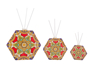 Immagine di Scatola porcellana thai flower 10x10xh.11cm LE STELLE BOMBONIERE