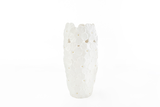 Immagine di VASO PORCELLANA BIANCO LE STELLE BOMBONIERE