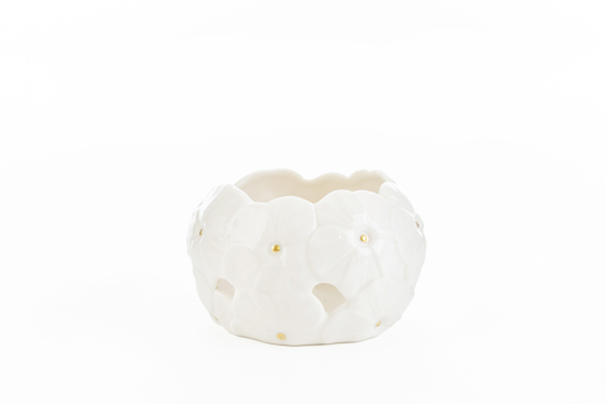 Immagine di VASO PORCELLANA BIANCO LE STELLE BOMBONIERE