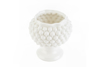 Immagine di Vaso Pigna Porcellana Bianca15X15x15 LE STELLE BOMBONIERE
