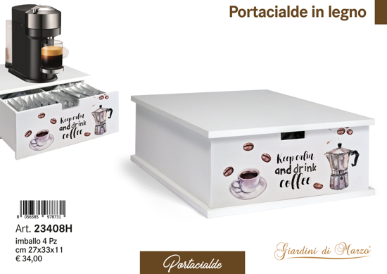 Immagine di PORTACIALDE IN LEGNO GIARDINI DI MARZO