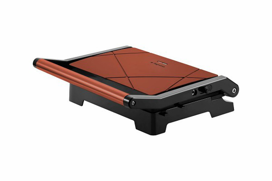 Immagine di TOSTIERA MINI GRILL ROSSO MELA TOGNANA PORCELLANA