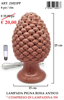Immagine di LAMPADA PIGNA FORATA CM25 ROSA GIARDINI DI MARZO