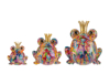 Immagine di SALVADANAIO FROG RESINA MULTICOLOR 13,5x10,5x13,5CM