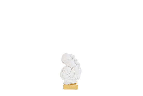 Immagine di MATERNITA' RESINA BIANCO 8x4xh.13CM C/SHOPPER