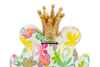 Immagine di SALVADANAIO FROG RESINA FLOWERCOLOR 13,5x10,5x13,5CM