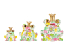 Immagine di SALVADANAIO FROG RESINA FLOWERCOLOR 13,5x10,5x13,5CM