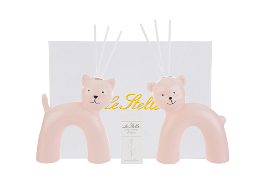 Immagine di Profumatore Animaletti Rosa le stelle bomboniere