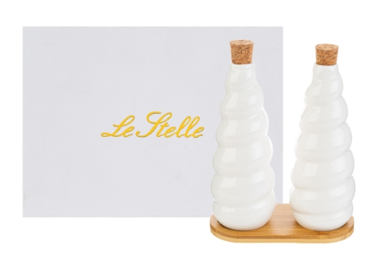 Immagine di Set Olio E Aceto Porcellana le stelle bomboniere