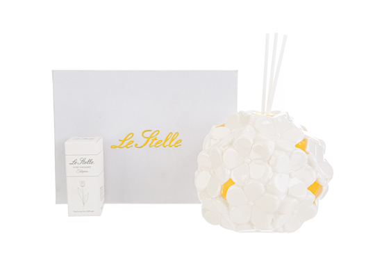 Immagine di PROFUMATORE FIORI PORCELLANA LED  C/ASTUCCIO LE STELLE BOMBONIERE