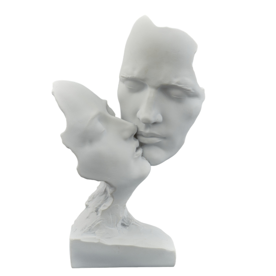 Immagine di STATUA COPPIA VISO BACIO MELOGRANO