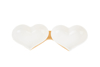 Picture of SET CIOTOLE CUORE PORCELLANA LE STELLE BOMBONIERE