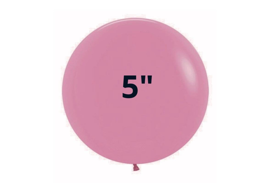 Immagine di BUSTA 50 PZ PALLONCINI 5" MACA COLORS ROSA CANDY