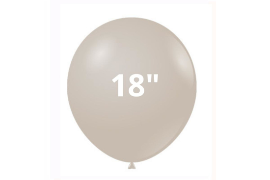Immagine di BUSTA 25 PZ PALLONCINI 18" MATTE COLORS SABBIA BIANCA