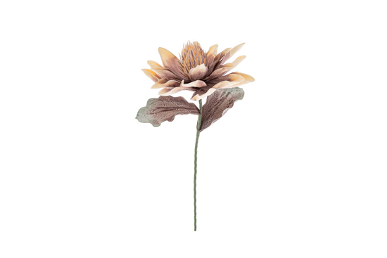 Immagine di CONFEZIONE 8 PEZZI FIORE ARTIFICIALE CIPRIA diam.28xlungh.76CM
