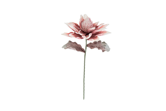 Immagine di CONFEZIONE 8 PEZZI FIORE ARTIF. ROSA SCURO diam.28xlungh.76CM