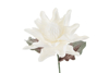 Immagine di CONFEZIONE 8 PEZZIFIORE ARTIFICIALE BIANCO diam.28xlungh.76CM