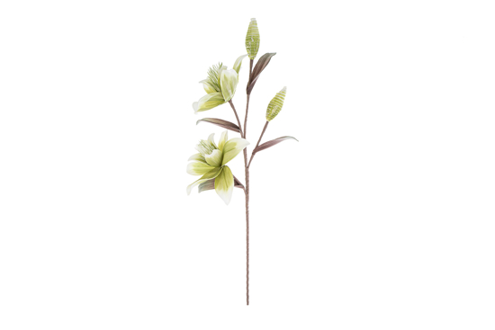 Immagine di CONFEZIONE 8 PEZZI FIORE ARTIFICIALE VERDE diam.24xlungh.100CM