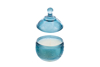 Immagine di CANDELA PROFUMATA BLU 8,5xh.12,5CM C/SHOPPER LE TSELLE BOMBONIERE 56252