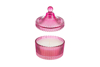 Immagine di CANDELA PROFUMATA FUCSIA 6,5xh.9CM C/SHOPPER LE STELLE BOMBONIERE 56594