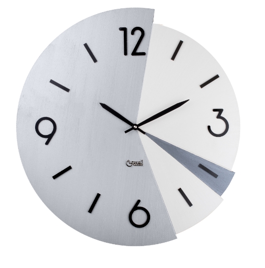 Picture of OROLOGIO DA PARETE D 50 ARGENTO BIANCO ANTRACITE NUM.N