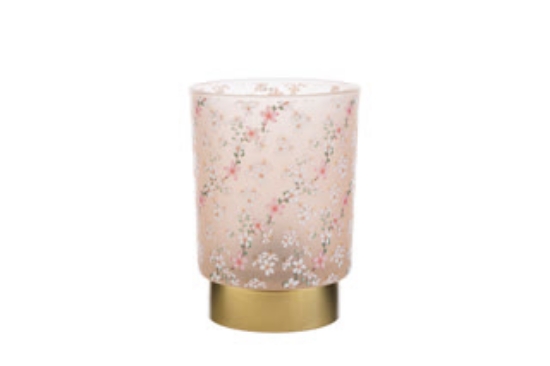 Immagine di LAMPADA VETRO MAGNOLIA d.9xh.12,5cm C/SHOPPER LE STELLE BOMBONIERE