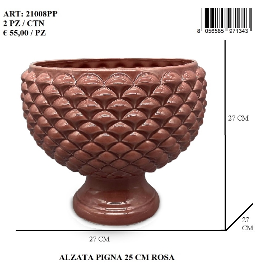 Immagine di ALZATA PIGNA ROSA CM25 GIARDINI DI MARZO